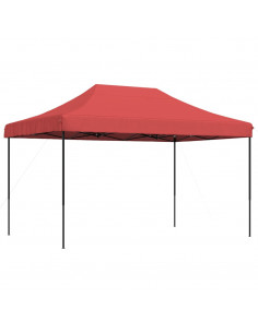 Tenda da Festa Pieghevole Pop-Up Bordò 440x292x315 cm 2