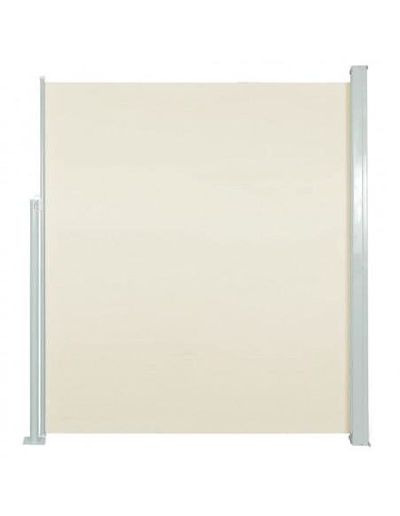 Tenda da Sole Laterale Retrattile 120 x 300 cm Crema