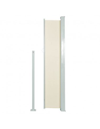 Tenda da Sole Laterale Retrattile 120 x 300 cm Crema