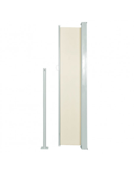 Tenda da Sole Laterale Retrattile 120 x 300 cm Crema