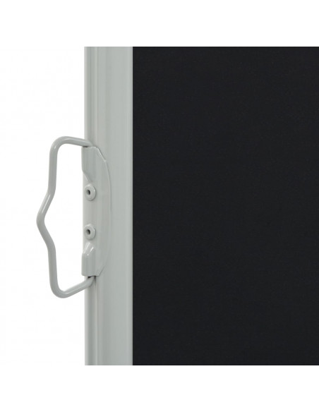 Tenda da Sole Laterale Retrattile 120 x 300 cm Nera