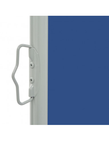 Tenda da Sole Laterale Retrattile per Patio 140x300 cm Blu