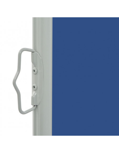 Tenda da Sole Laterale Retrattile per Patio 140x300 cm Blu