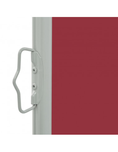 Tenda da Sole Laterale Retrattile per Patio 140x300 cm Rossa