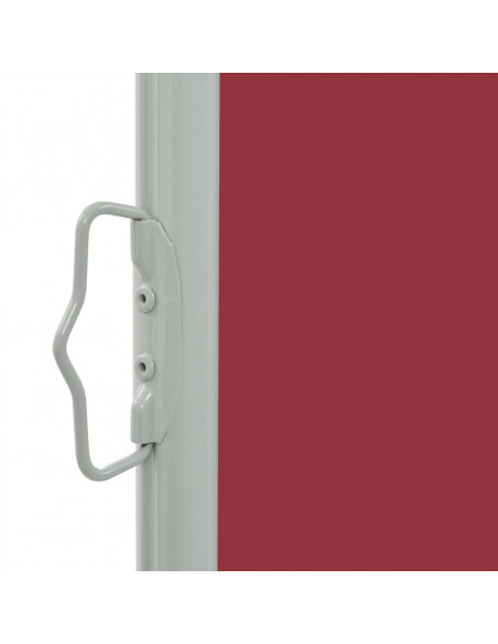 Tenda da Sole Laterale Retrattile per Patio 140x300 cm Rossa