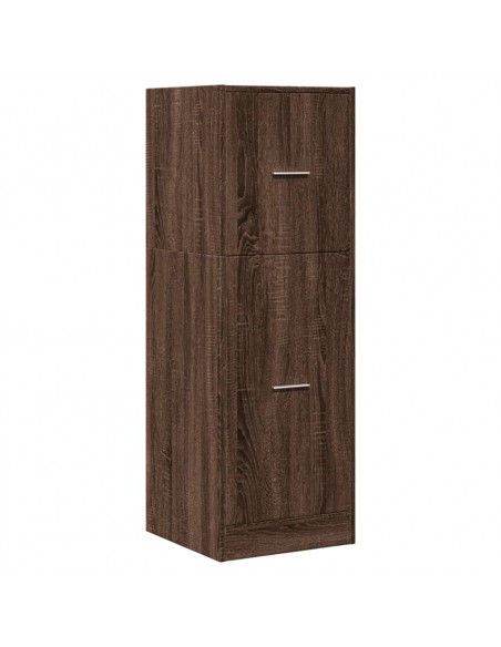 Armadietto da Farmacia Rovere Marrone 40x41x118 cm Truciolato
