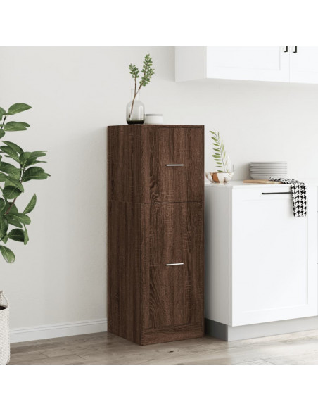 Armadietto da Farmacia Rovere Marrone 40x41x118 cm Truciolato