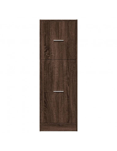 Armadietto da Farmacia Rovere Marrone 40x41x118 cm Truciolato