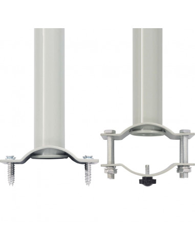 Tenda Laterale Retrattile per Patio 120x300 cm Blu