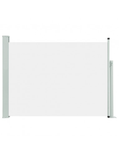 Tenda Laterale Retrattile per Patio 120x500 cm Crema