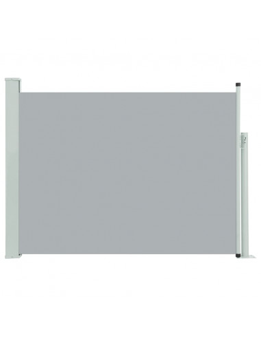 Tenda Laterale Retrattile per Patio 120x500 cm Grigia