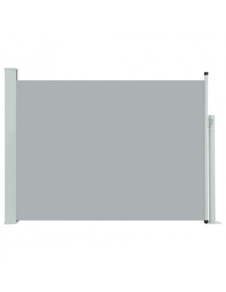 Tenda Laterale Retrattile per Patio 120x500 cm Grigia