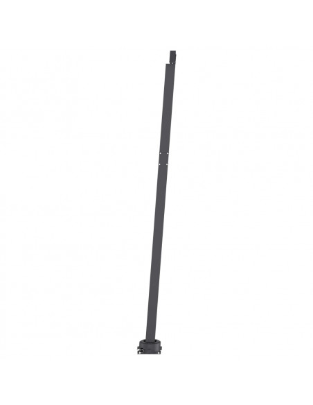 Tenda da Sole Retrattile Manuale con LED 450x300 cm Antracite