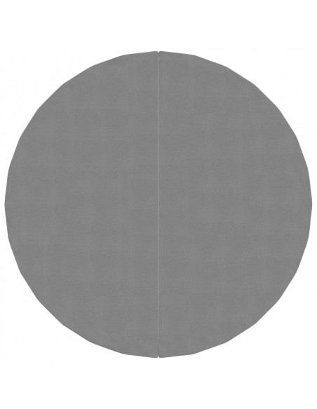 Telo Sotto Piscina Grigio Chiaro Ø244 cm Geotessile Poliestere