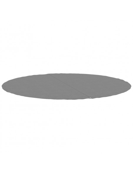 Telo Sotto Piscina Grigio Chiaro Ø244 cm Geotessile Poliestere