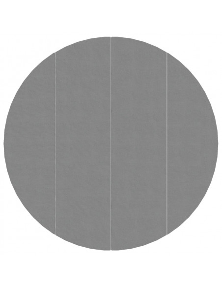 Telo Sotto Piscina Grigio Chiaro Ø500 cm Geotessile Poliestere