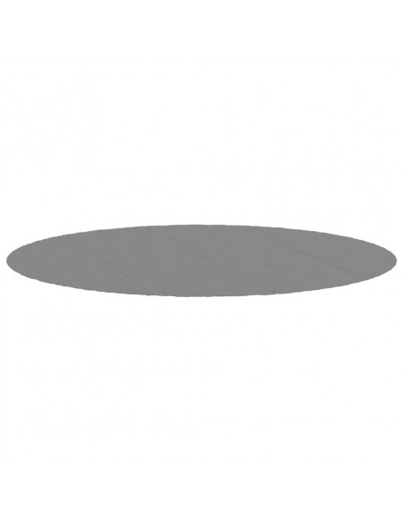 Telo Sotto Piscina Grigio Chiaro Ø500 cm Geotessile Poliestere