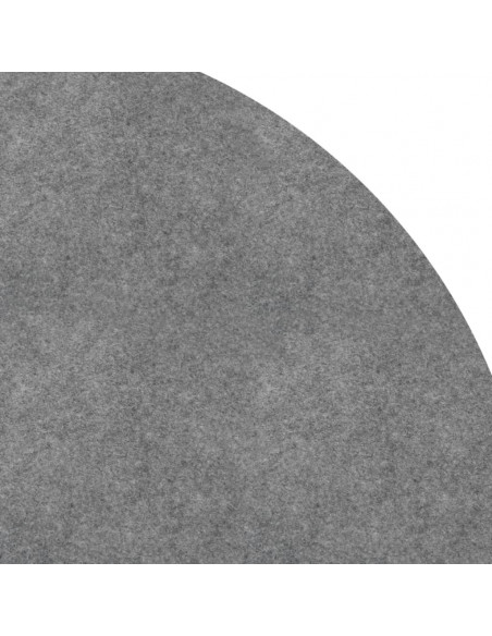 Telo Sotto Piscina Grigio Chiaro Ø500 cm Geotessile Poliestere