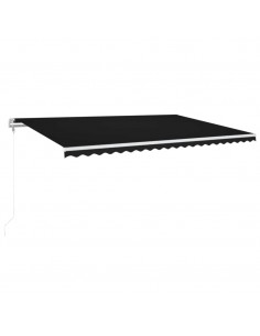 Tenda Automatica con Sensore Vento e LED 500x350 cm Antracite 2