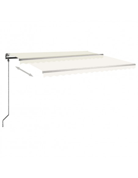 Tenda da Sole Manuale Autoportante 450x300 cm Crema