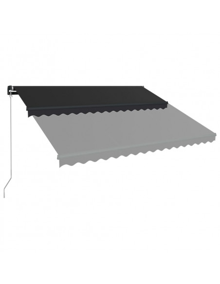 Tenda da Sole Retrattile Manuale 450x300 cm Antracite