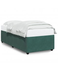 Giroletto Verde Scuro 90x190 cm in Velluto 2