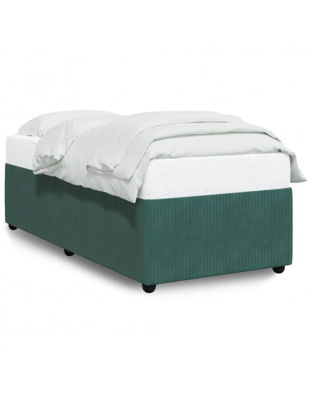 Giroletto Verde Scuro 90x190 cm in Velluto