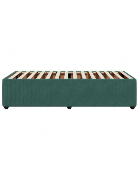 Giroletto Verde Scuro 90x190 cm in Velluto
