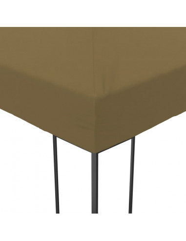 Gazebo da Giardino 6x3x2,7 m Grigio Talpa 180 g/m²