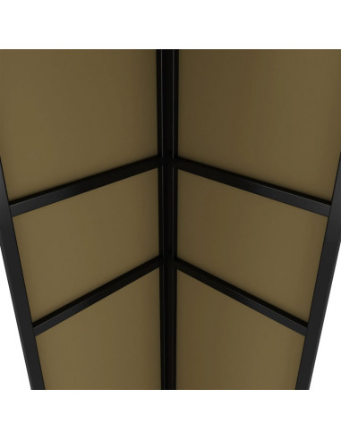 Gazebo con Tetto Doppio 3x6 m Grigio Talpa 180 g/m²