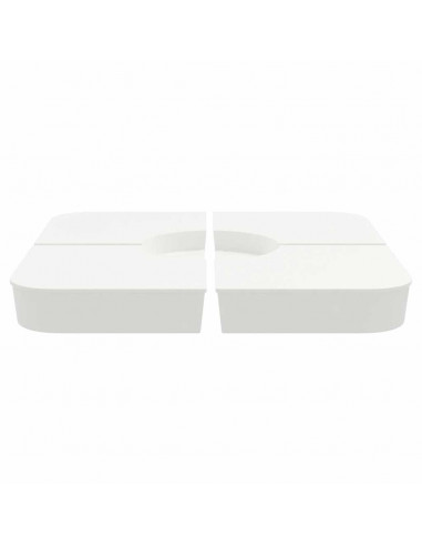 Set Base per Ombrellone 4 pz con Supporto a Croce 100 kg PP