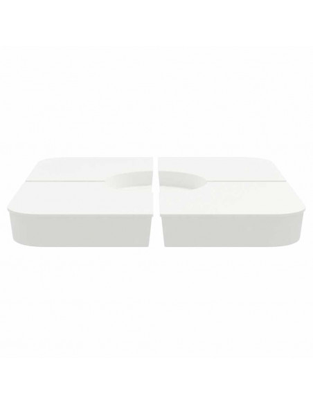 Set Base per Ombrellone 4 pz con Supporto a Croce 100 kg PP