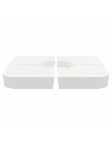 Set Base per Ombrellone 4 pz con Supporto a Croce 100 kg PP