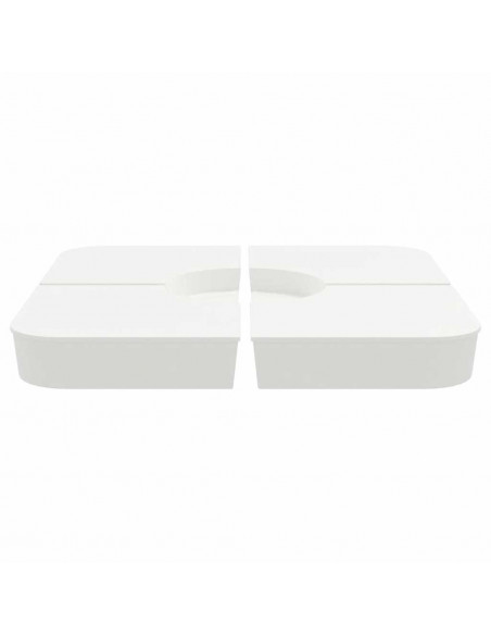 Set Base per Ombrellone 4 pz con Supporto a Croce 100 kg PP