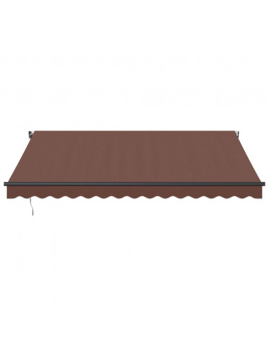 Tenda da Sole Retrattile Automatica 400x300 cm Marrone