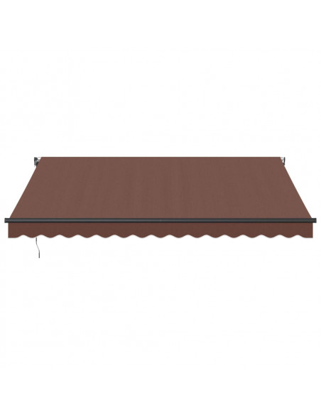 Tenda da Sole Retrattile Automatica 400x300 cm Marrone