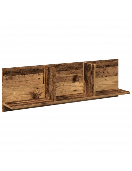 Mobile a Parete 100x16,5x30 cm Legno Antico in Truciolato