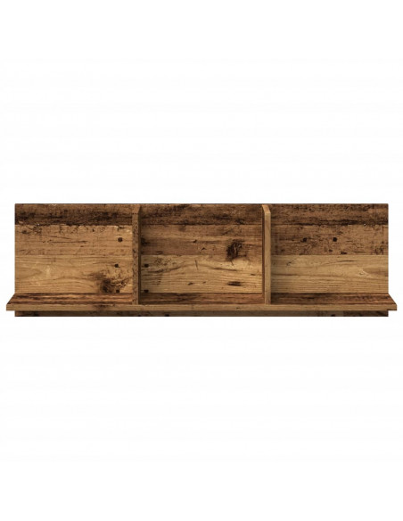 Mobile a Parete 100x16,5x30 cm Legno Antico in Truciolato