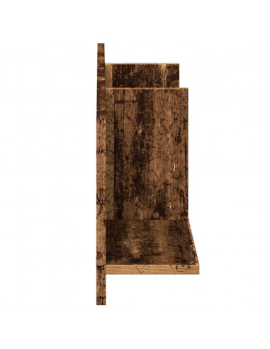 Mobile a Parete 100x16,5x30 cm Legno Antico in Truciolato