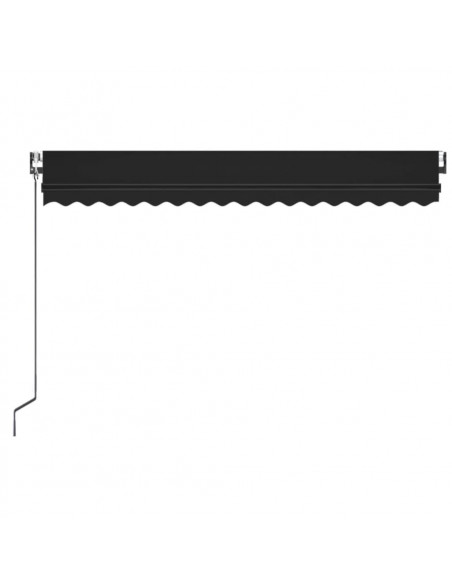 Tenda Automatica con Sensore Vento e LED 450x350 cm Antracite