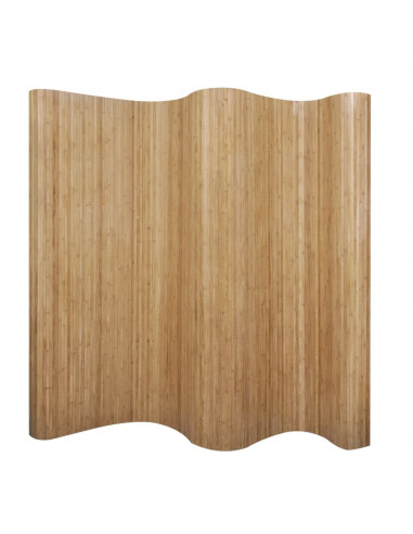 Pannello Divisore per la Stanza in Bambù Naturale 250x165 cm