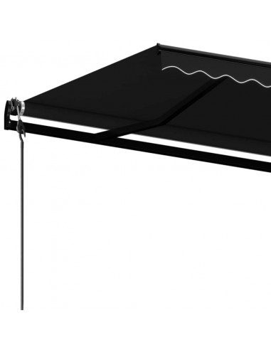 Tenda da Sole Retrattile Automatica 450x350 cm Antracite