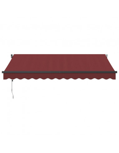 Tenda da Sole Retrattile Automatica Bordò 350x250 cm