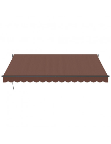 Tenda da Sole Retrattile Automatica Marrone 400x350 cm