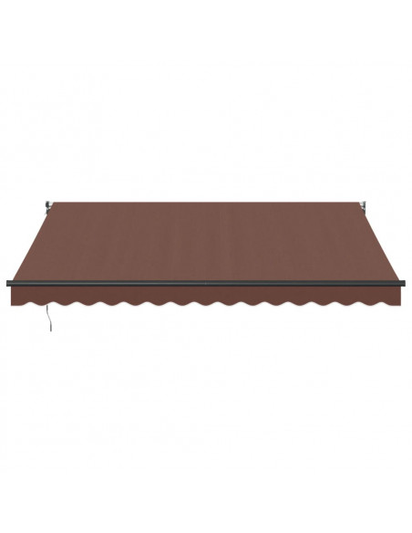 Tenda Sole Retrattile Manuale 400x300 cm Marrone