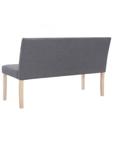 Panca 139,5 cm Grigio Chiaro in Poliestere