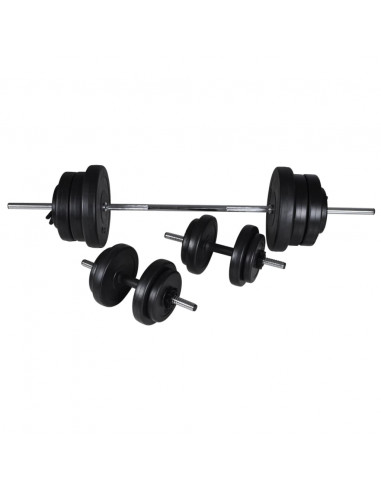 Set Bilanciere e 2 Manubri 60,5 kg