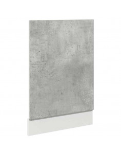 Pannello Lavastoviglie Grigio Cemento 45x3x67 cm 2