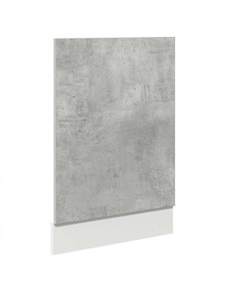 Pannello Lavastoviglie Grigio Cemento 45x3x67 cm