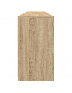 Credenza con Luci LED Rovere Sonoma 181,5x37x67 cm 2